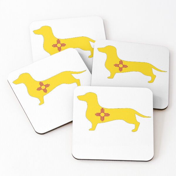 Item preview, New Mexico Dachshund Flag designed and sold by Wienerful.