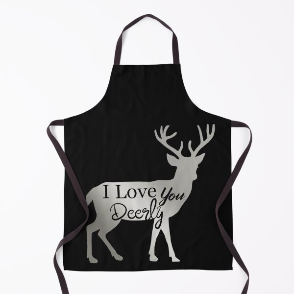 Item preview, I love you Deerly, silver deer designed and sold by DiensDesign.