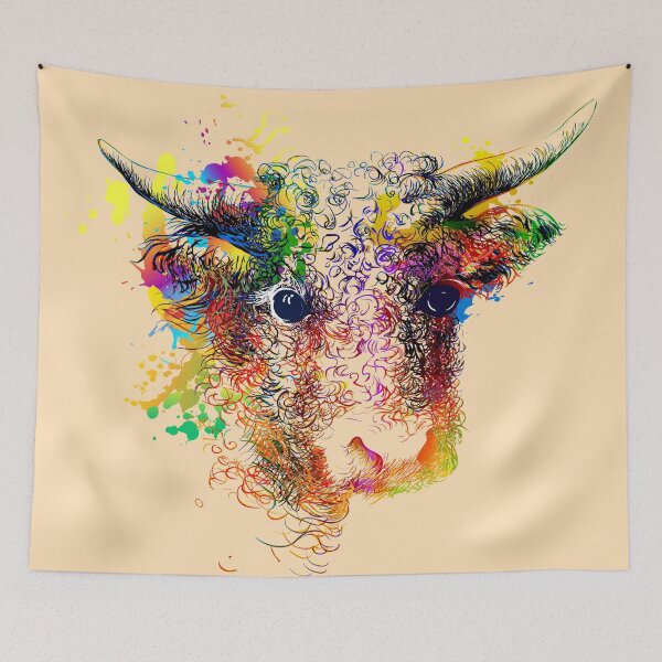 Item preview, Animal bull, bison, buffalo, cow head designed and sold by Arija07.