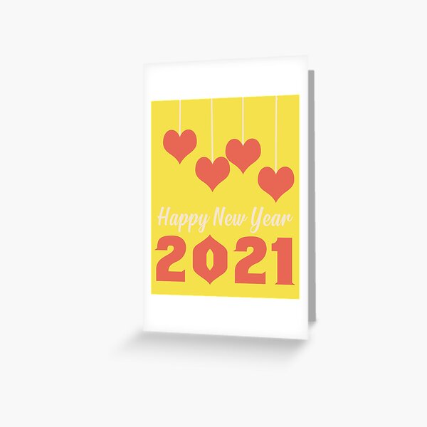 Item preview, Happy New Year 2021 Gifts Card designed and sold by FunnyDSN.