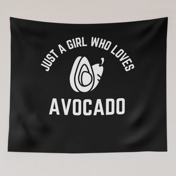 Item preview, Just A Girl Who Loves Avocado designed and sold by TeePartyHost.