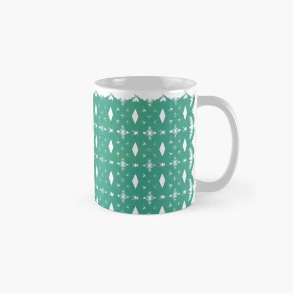 Teal Weave Classic Mug