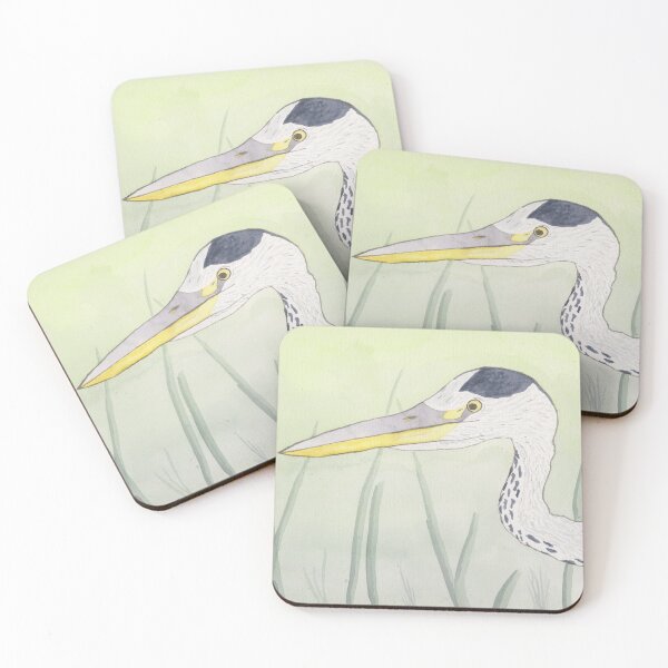 Item preview, Great Blue Heron Watercolor Painting designed and sold by TheWaterBirds.