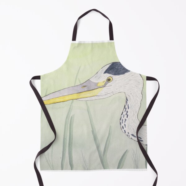 Item preview, Great Blue Heron Watercolor Painting designed and sold by TheWaterBirds.