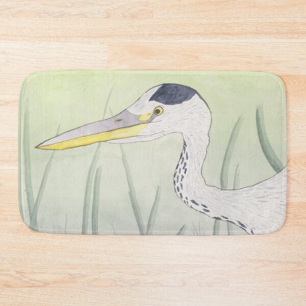 Item preview, Great Blue Heron Watercolor Painting designed and sold by TheWaterBirds.