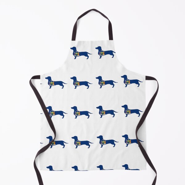 Item preview, New York Dachshund Flag designed and sold by Wienerful.