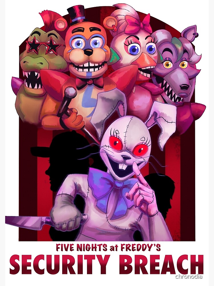 The Entity, Glitchtrap Ruin FNAF Poster for Sale by HansJoachimAdam
