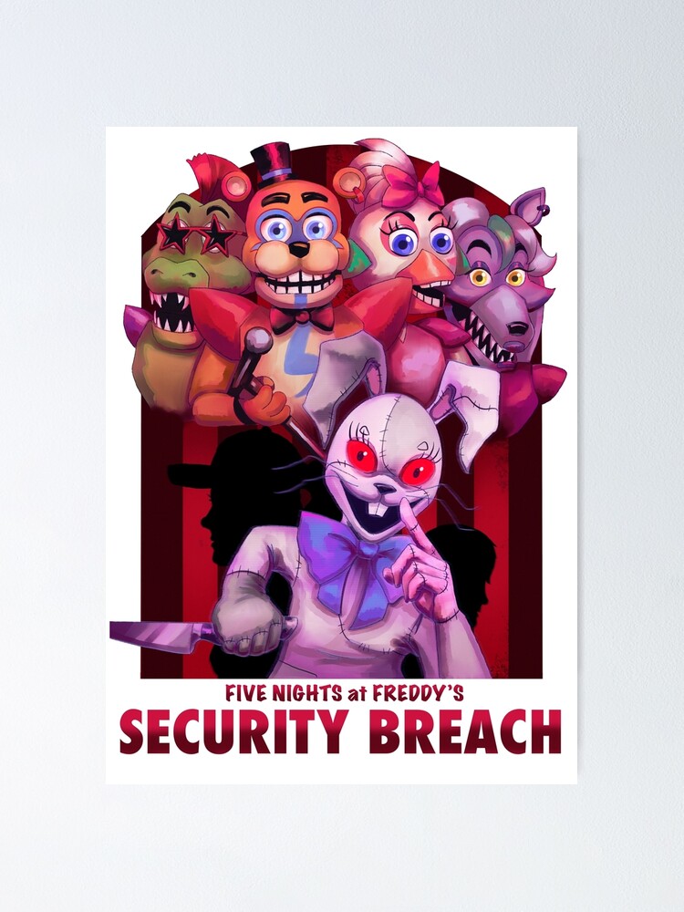 fnaf security breach  Poster for Sale by lojy-pink
