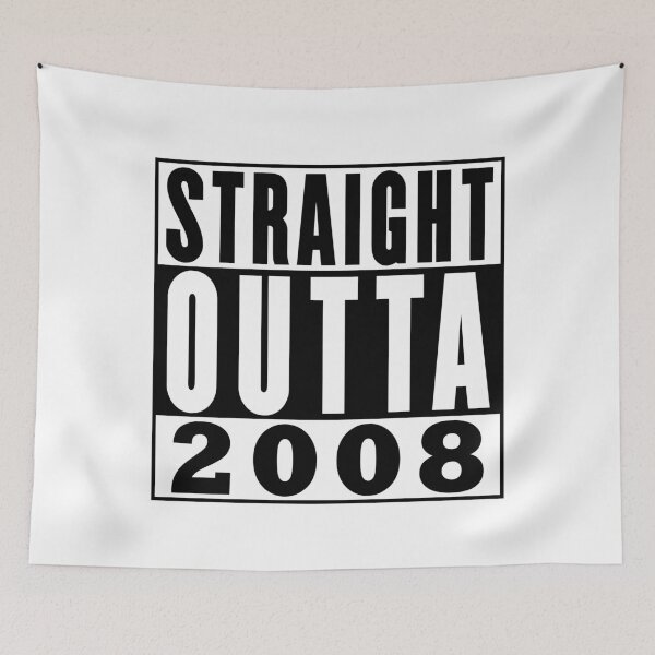 Item preview, Straight Outta 2008 Birthday designed and sold by RandomStuffShop.