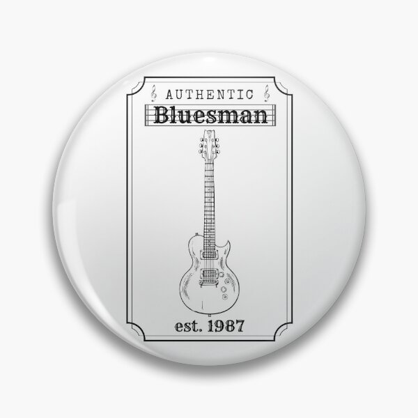 Item preview, Authentic Bluesman Established 1987 designed and sold by 12BarTees.