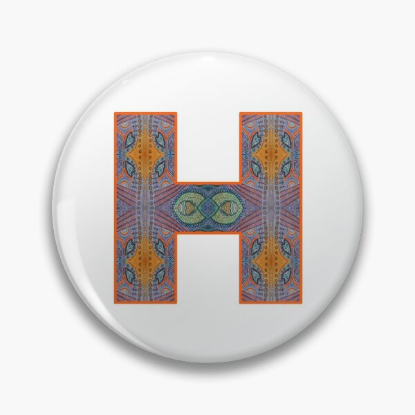 Item preview, Letter H (painting pattern) designed and sold by artfulnotebook.