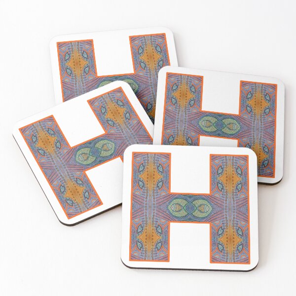 Item preview, Letter H (painting pattern) designed and sold by artfulnotebook.