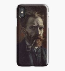Vincent Van Gogh - Self-portrait with pipe, September 1886 - November 1886 iPhone Case/Skin