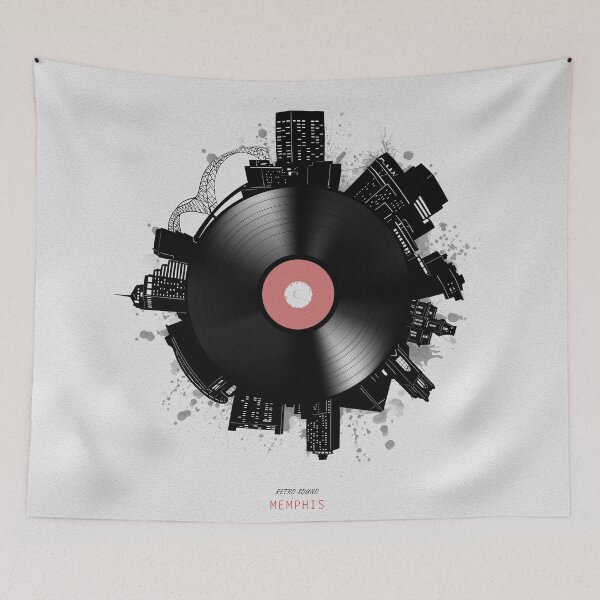 Item preview, memphis skyline vinyl designed and sold by BekimART2.