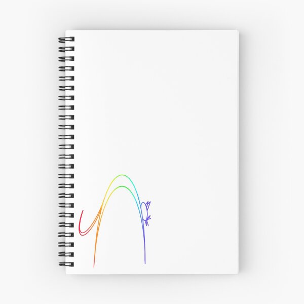 Item preview, Simple Rainbow Cat designed and sold by PaintingsByKF.