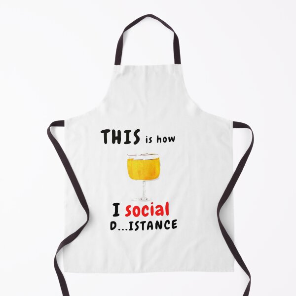 Item preview,  This is how I social distance sarcastic quote t shirt [S-TIH49] designed and sold by HIPNOTIZAR  CRAFTS.