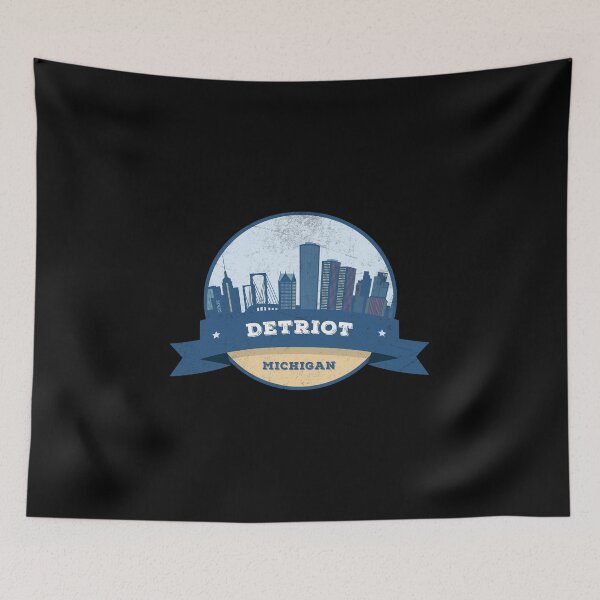 Item preview, Detroit City Skyscraper Skylines | Detroit Michigan designed and sold by JBDeszigns.