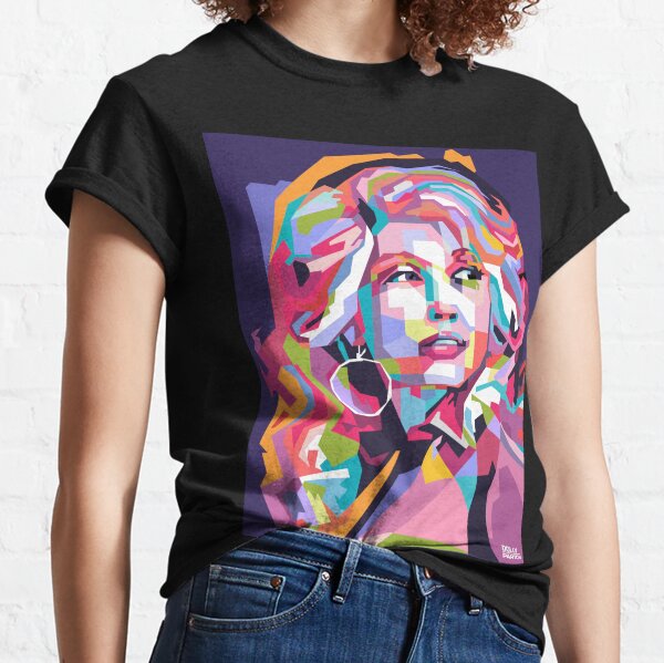 Abstract Dolly Parton in WPAP Classic T-Shirt