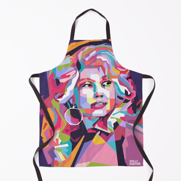 Abstract Dolly Parton in WPAP Apron