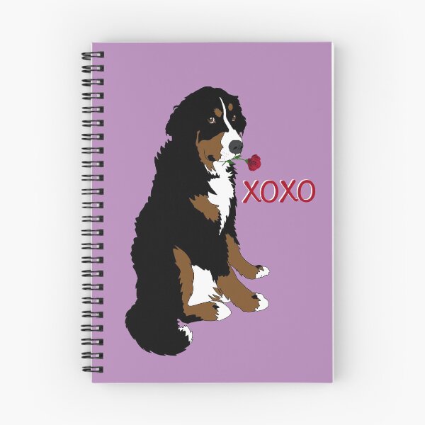 Item preview, Valentines Day Bernese Mountain Dog Xoxo Pattern designed and sold by KantstandyaC.