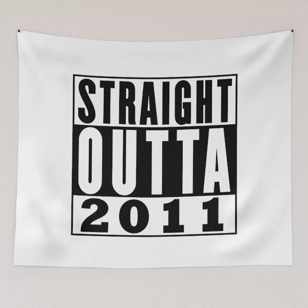 Item preview, Straight Outta 2011 Birthday designed and sold by RandomStuffShop.