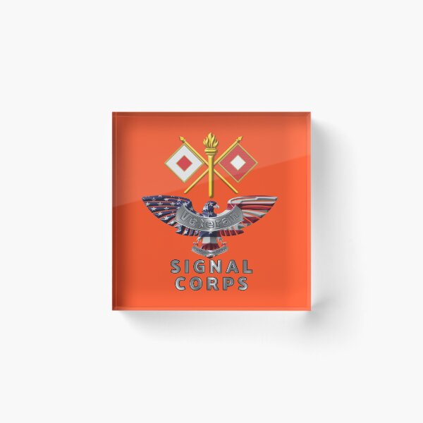 Item preview, Proud Army Signal Corps Veteran Customized Eagle designed and sold by SoldierAlways.