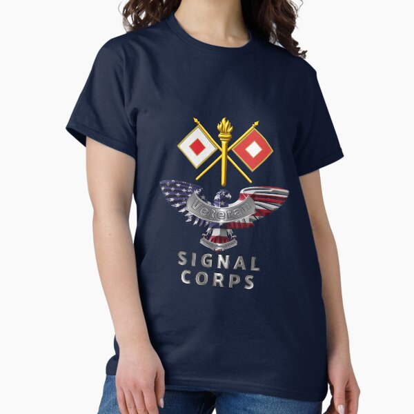 Aperçu de l'œuvre Aigle personnalisé, fier vétéran du Army Signal Corps créée et vendue par SoldierAlways.