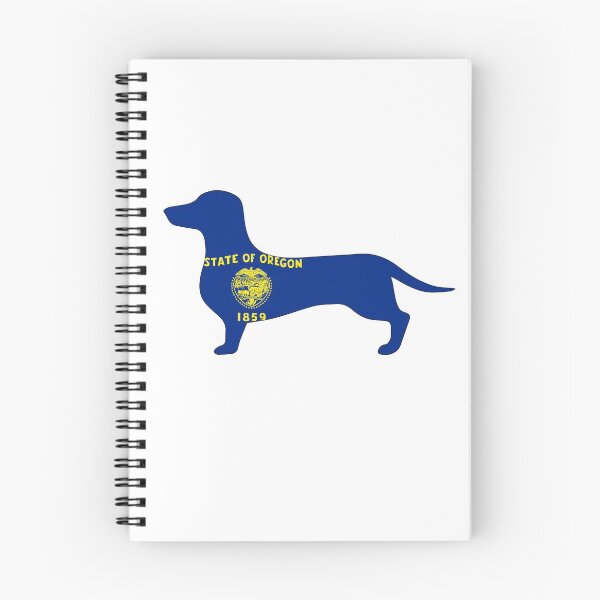 Item preview, Oregon Dachshund Flag designed and sold by Wienerful.