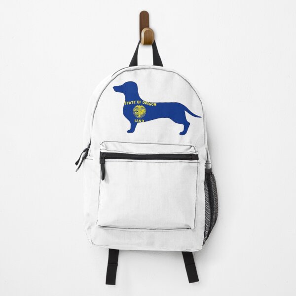 Item preview, Oregon Dachshund Flag designed and sold by Wienerful.