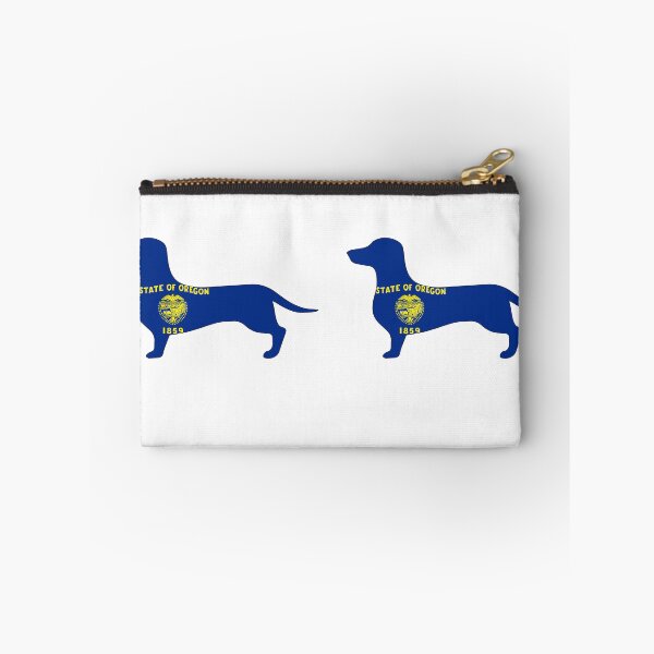 Item preview, Oregon Dachshund Flag designed and sold by Wienerful.