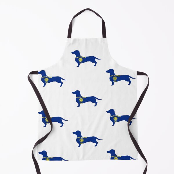 Item preview, Oregon Dachshund Flag designed and sold by Wienerful.