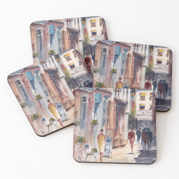 Item preview, Sunshine in Honfleur designed and sold by Truewatercolour by Angela.