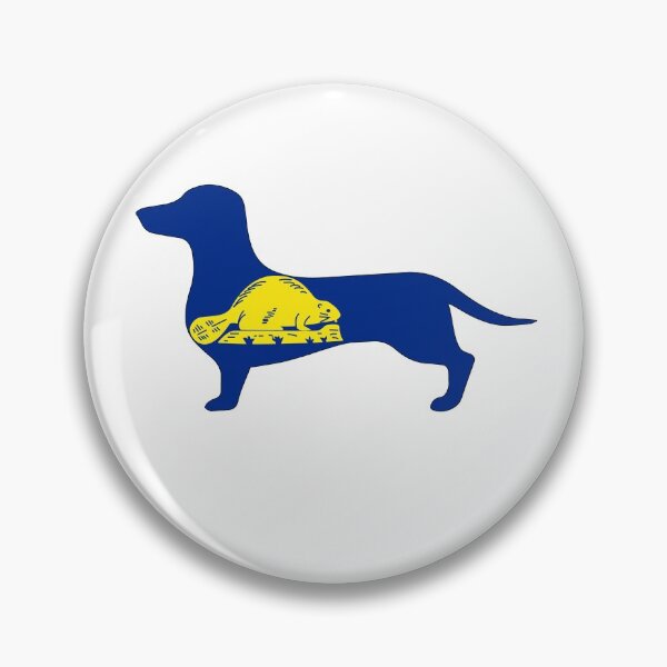 Item preview, Oregon Dachshund Flag designed and sold by Wienerful.