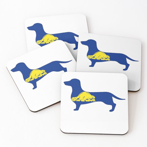Item preview, Oregon Dachshund Flag designed and sold by Wienerful.