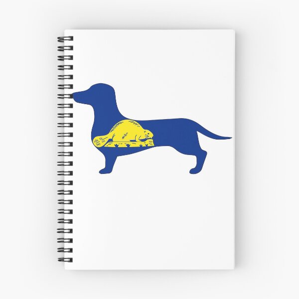 Item preview, Oregon Dachshund Flag designed and sold by Wienerful.