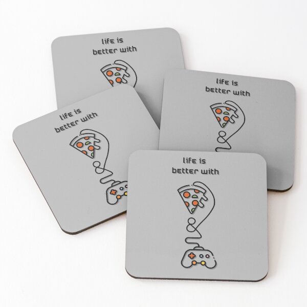 Item preview, Life is better with pizza and gaming  designed and sold by Lzdigitalstore.