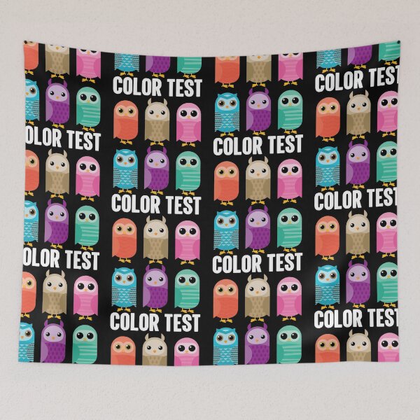 Item preview, Colour Test Owl Cute designed and sold by GravitiTees.