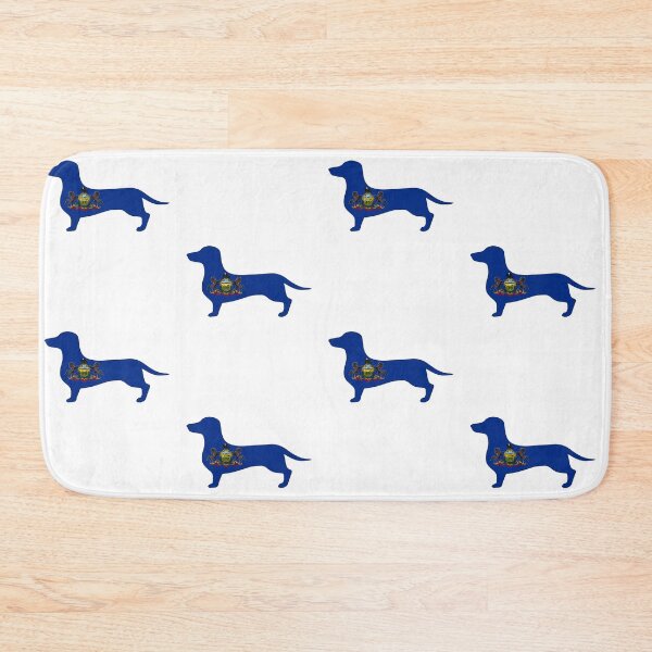 Item preview, Pennsylvania Dachshund Flag designed and sold by Wienerful.