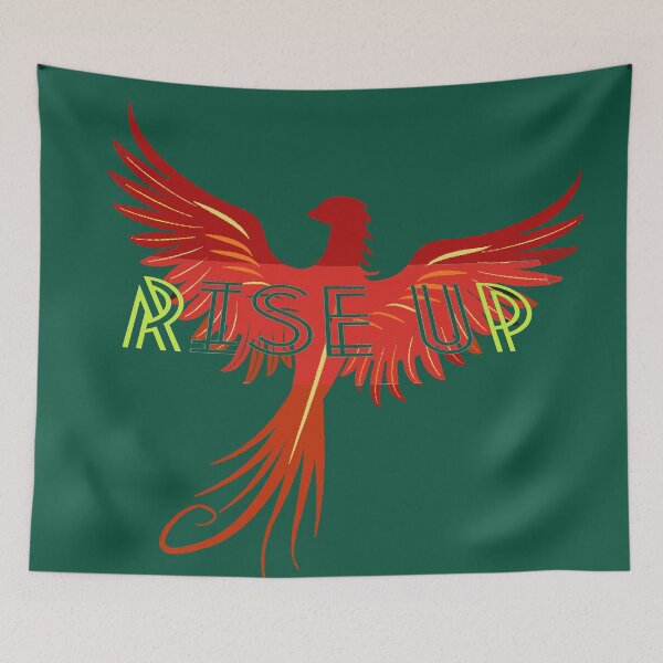 Item preview, Rise Up (from the ashes) Merch (Fiery Phoenix) designed and sold by KaiKwercreation.
