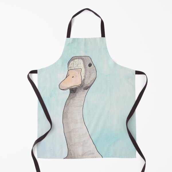Item preview, White fronted goose watercolor bird art designed and sold by TheWaterBirds.