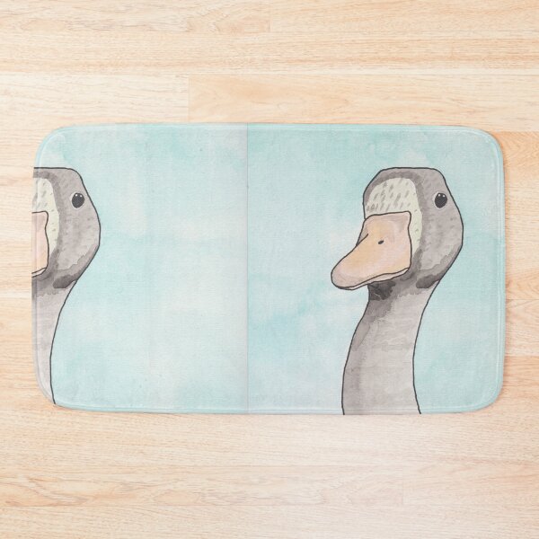 Item preview, White fronted goose watercolor bird art designed and sold by TheWaterBirds.