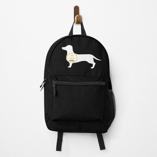 Item preview, Rhode Island Dachshund Flag designed and sold by Wienerful.