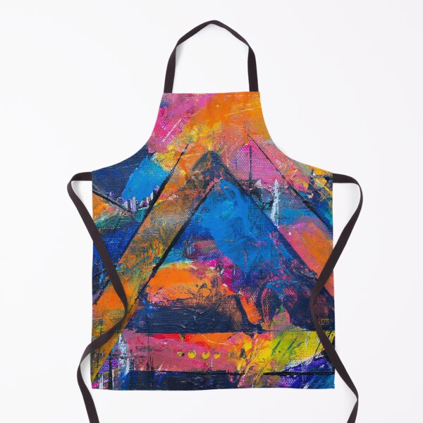 Item preview, The Colorful Triangle Hand Painted Artwork designed and sold by Saraartwork.