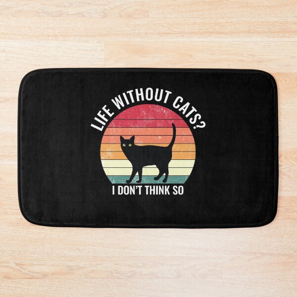 Item preview, Life Without Cats? I don't Think So Funny Cat T-Shirt  designed and sold by ZachTheDesigner.