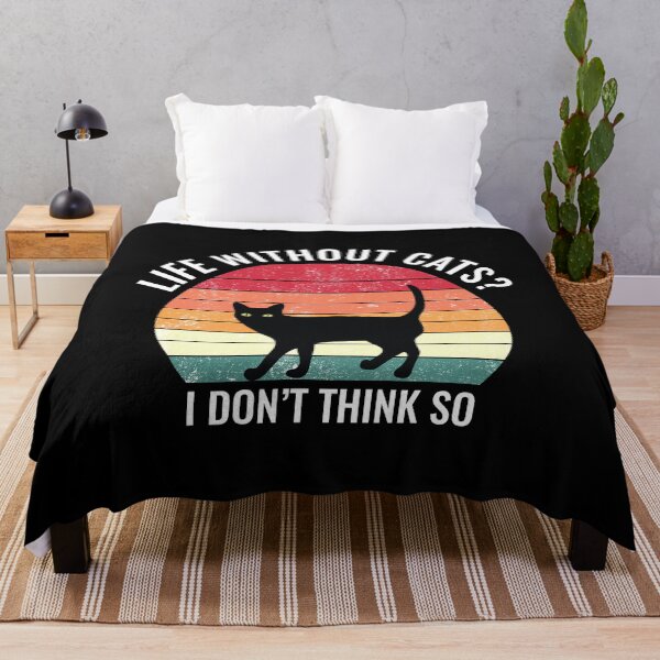 Item preview, Life Without Cats? I don't Think So Funny Cat T-Shirt designed and sold by ZachTheDesigner.