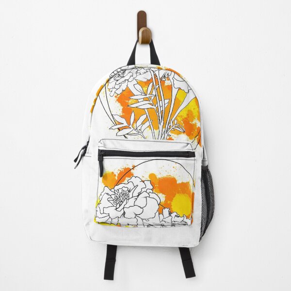 Item preview, Marigold splatter illustration designed and sold by PolosPolis.