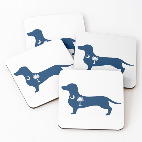 Item preview, South Carolina Dachshund Flag designed and sold by Wienerful.