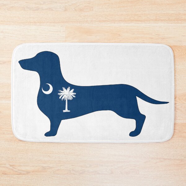 Item preview, South Carolina Dachshund Flag designed and sold by Wienerful.