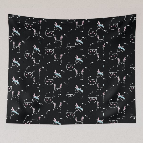 Item preview, unicorn and cats art lines designed and sold by delpro.
