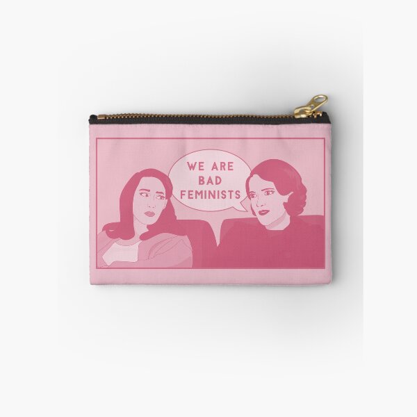 Item preview, Fleabag We Are Bad Feminists Comic Pink Pastel Illustration designed and sold by tremendoustees.